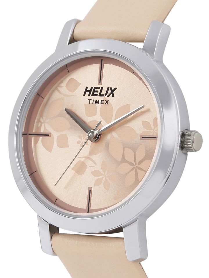 timex helix rose gold