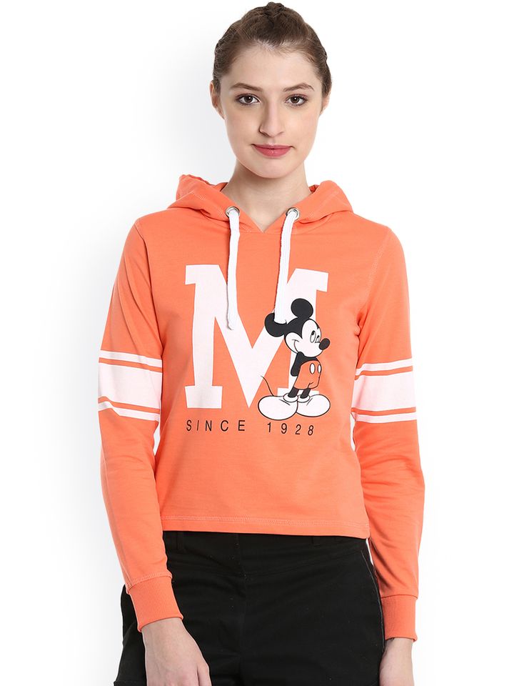 coral color sweatshirt