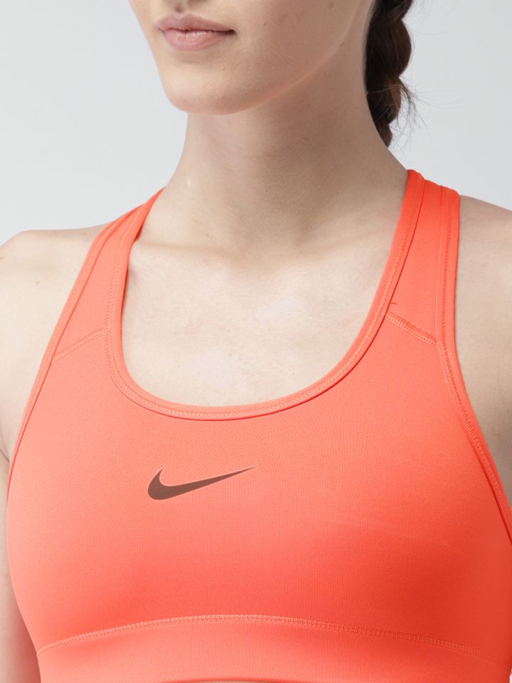 Buy Nike Coral Orange W NK VICTORY COMPRESSION Sports Bra 375833 816 - Bra  for Women 2529598