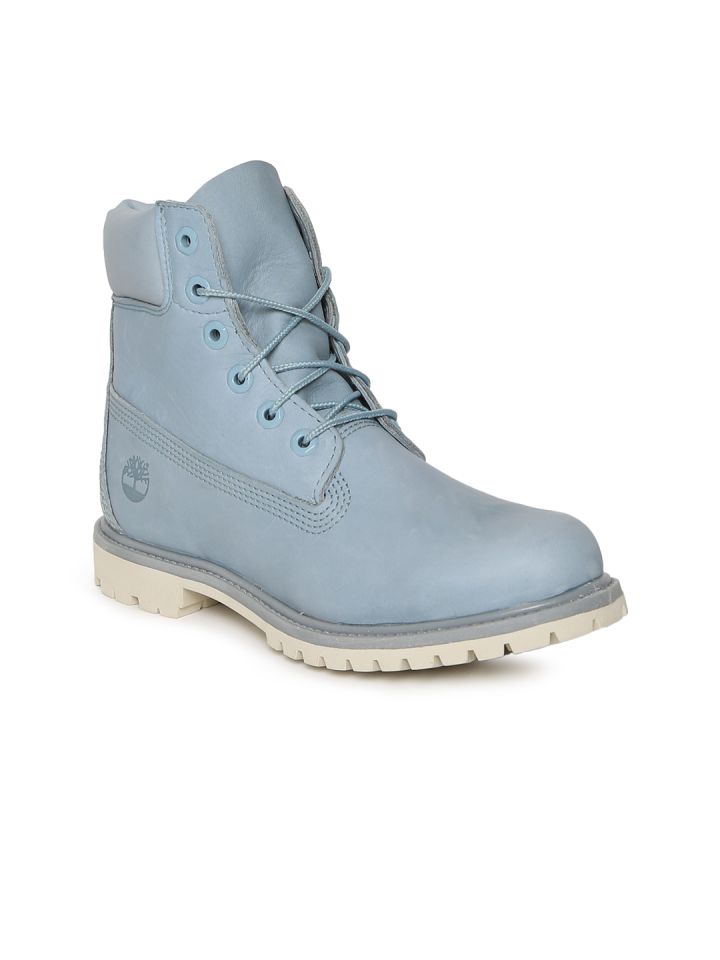 teal blue timberlands