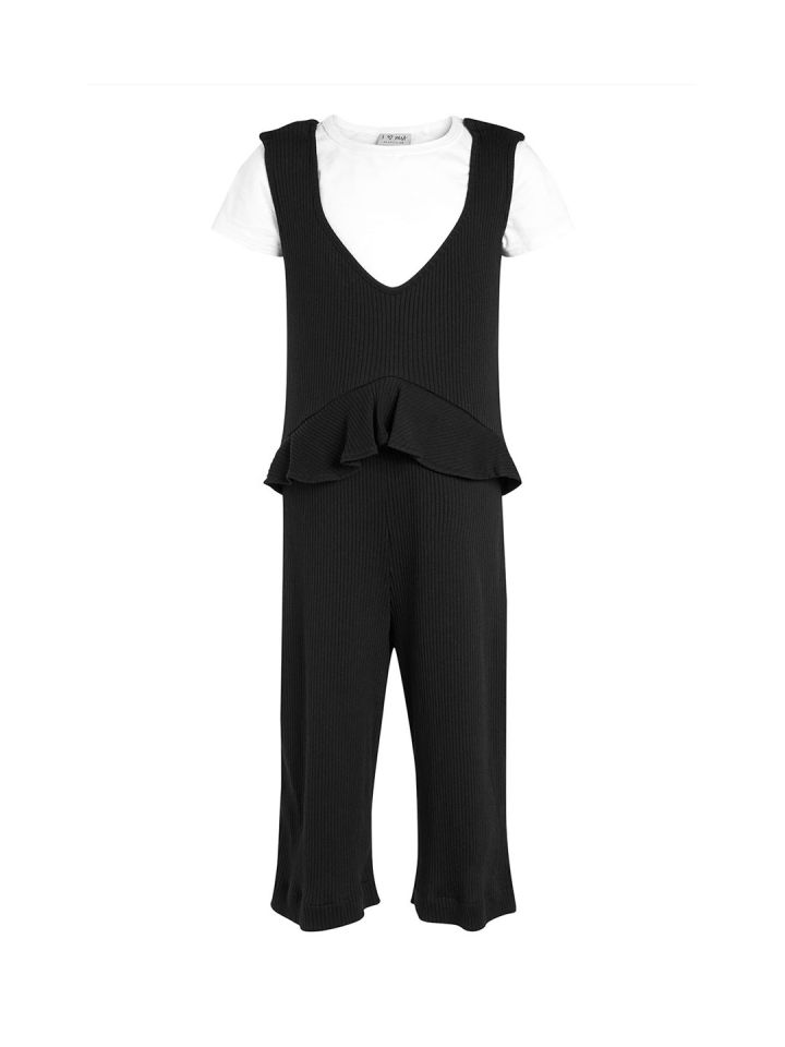 next black and white jumpsuit