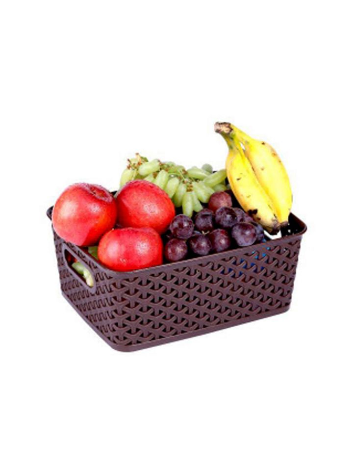 KUBER INDUSTRIES Plastic Plastic Trendy Shopping Storage Basket