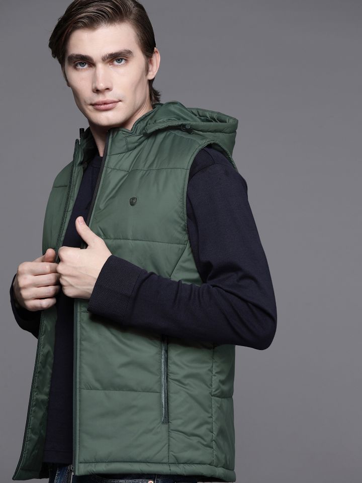 Louis Philippe Sleeveless Padded Jacket