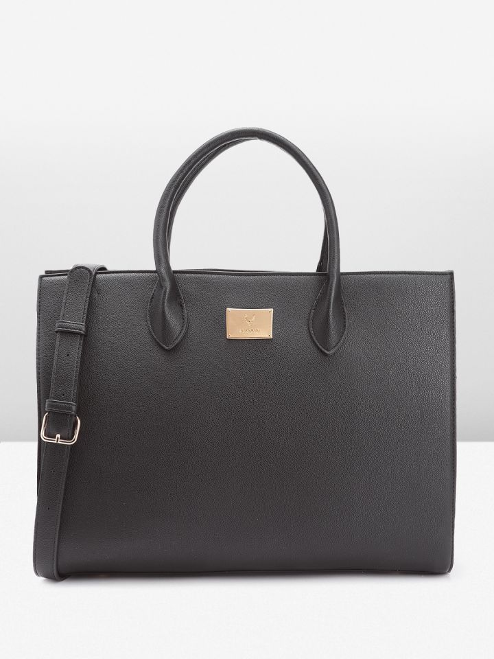 Allen solly black top solid shoulder bag