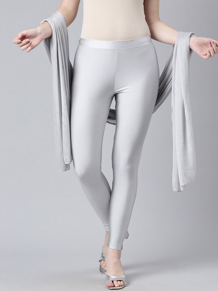TWIN BIRDS Ankle-Length Shimmer Legging Shawl