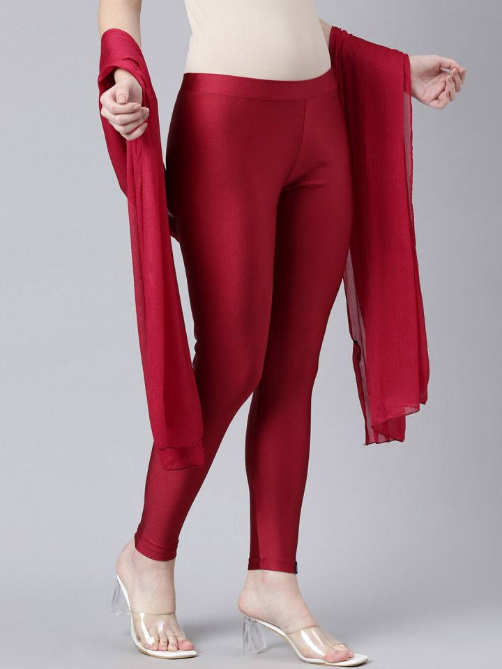TWIN BIRDS Mid-Rise Cropped Leggings