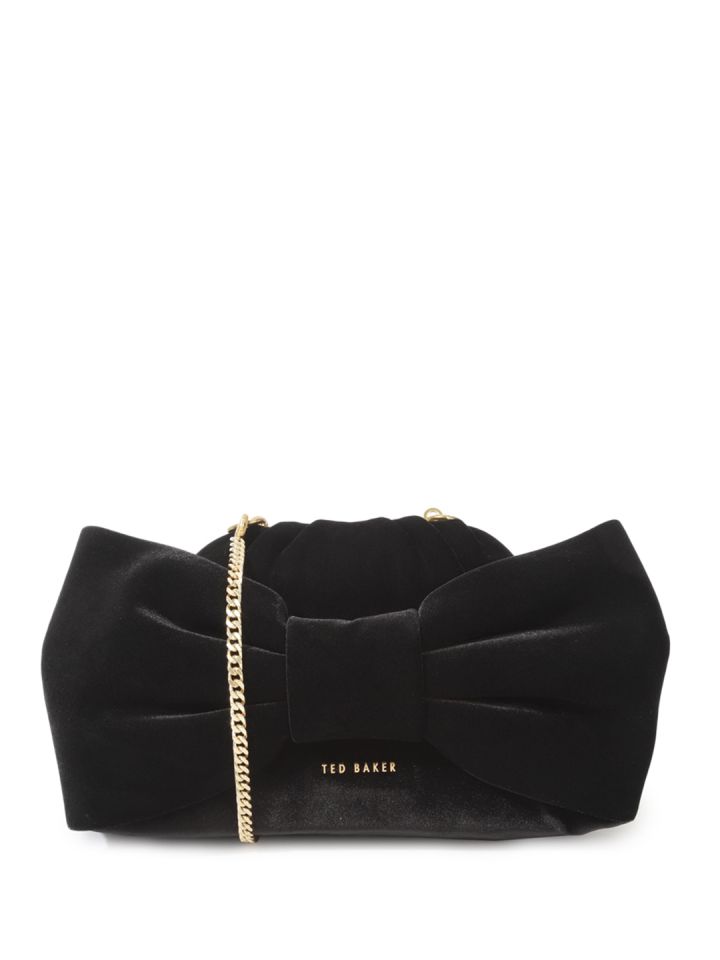 Ted Baker Velvet Bow Clutch Bag