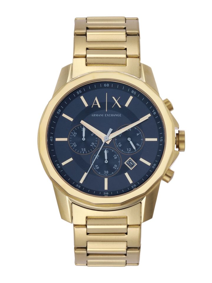 Armani exchange watch stainless steel on sale