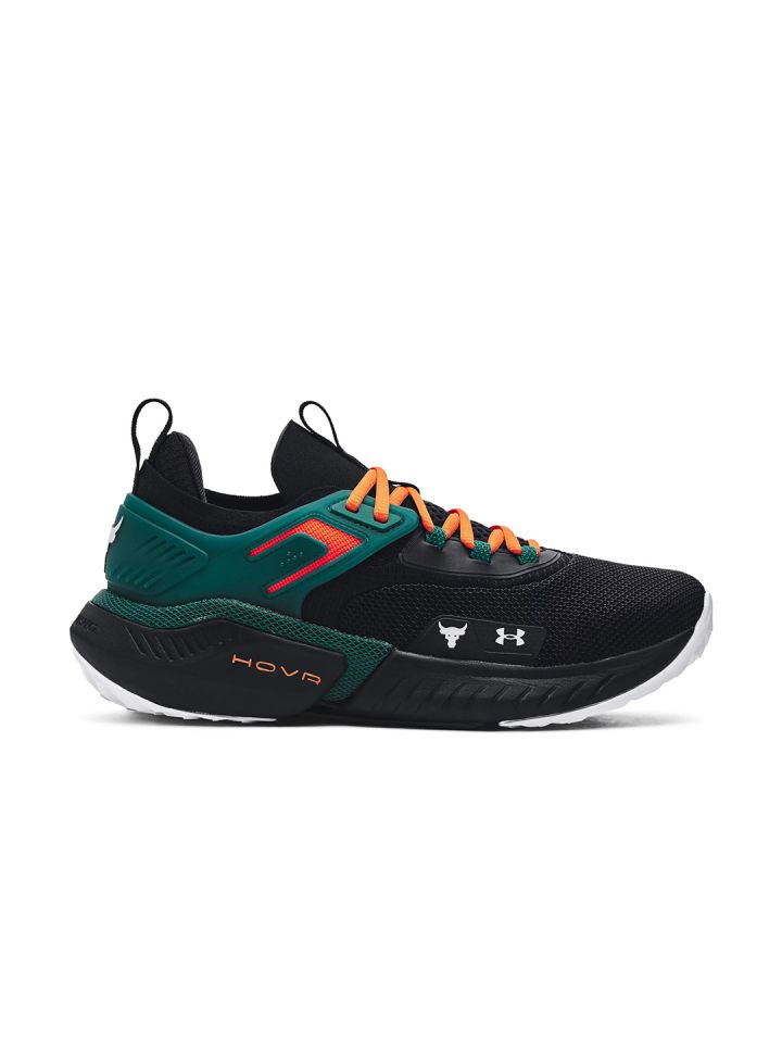 Under Armour Mens Project Rock 3 Black HOVR Training India