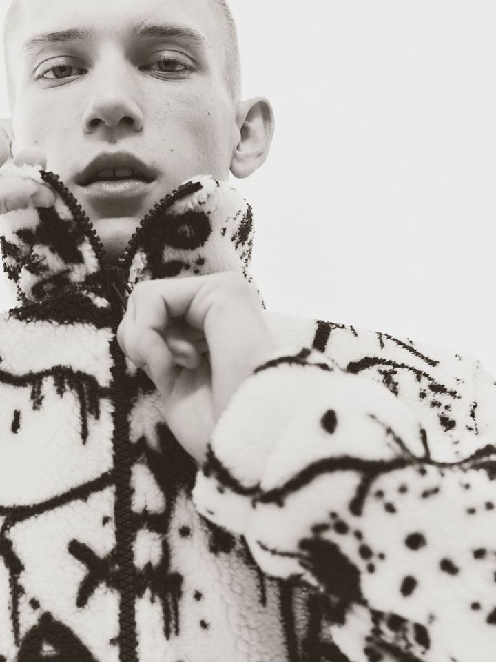 Oversized black teddy jacket online
