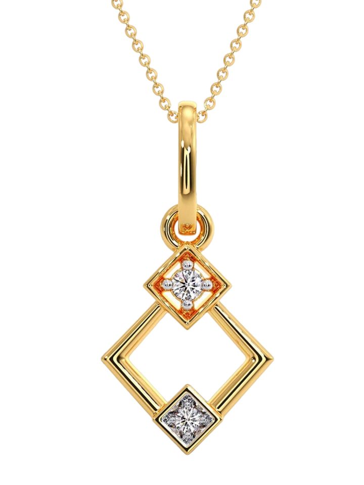 Candere gold discount pendant