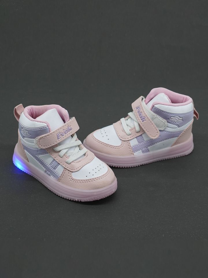 Buy FEETWELL SHOES Kids Colourblocked LED Velcro Sneakers Casual