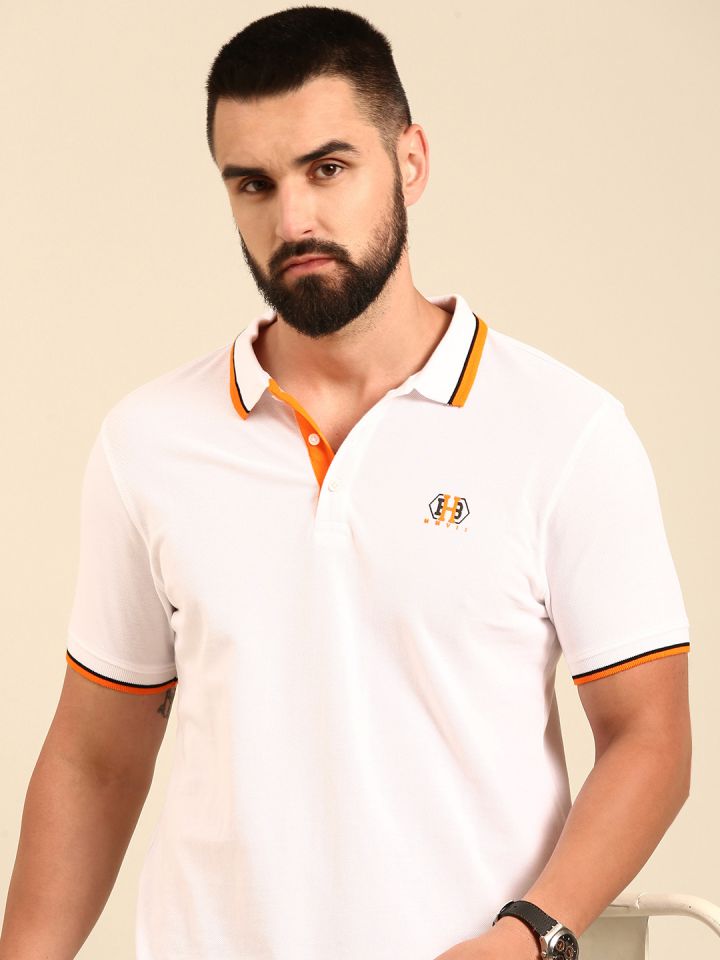 Being Human Men Polo Collar Pure Cotton T shirt
