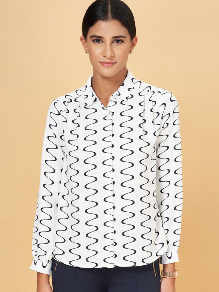 Annabelle by pantaloons women's formal shirt discount