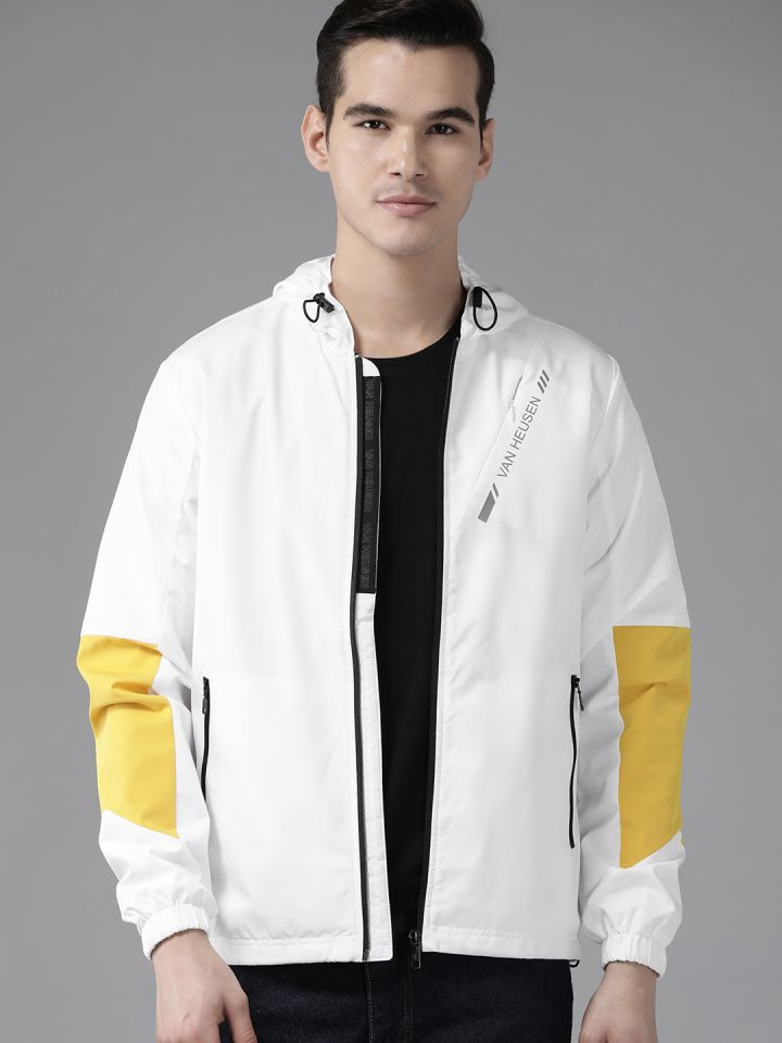 Buy Van Heusen Brand Logo Printed Hooded Tailored Jacket - Jackets for Men  25655382