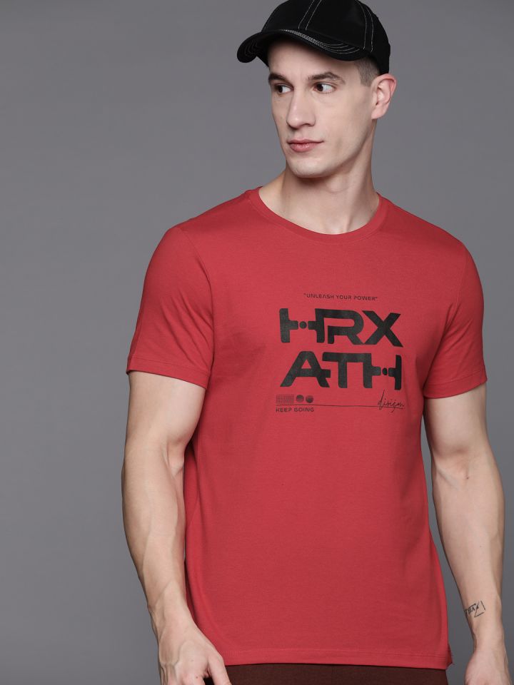 HRX by Hrithik Roshan Brand Logo Print Lifestyle T-shirt