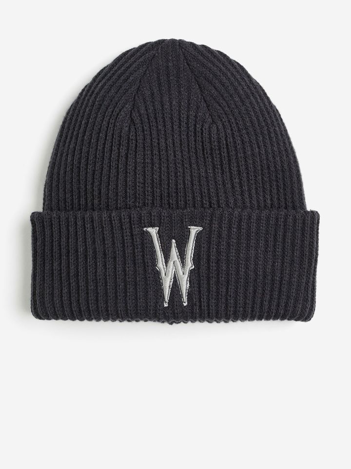 Black beanie h&m hot sale