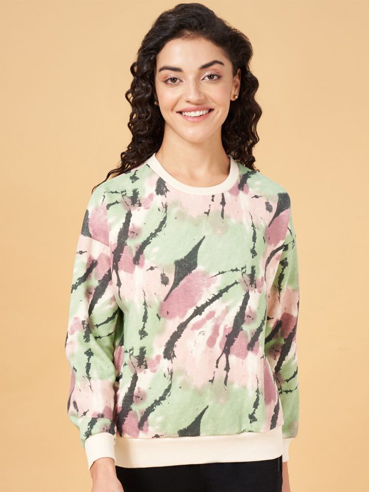 Buy Ajile By Pantaloons Abstract Printed Sweatshirt Sweatshirts