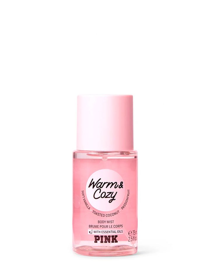 Warm and cozy store shimmer body mist