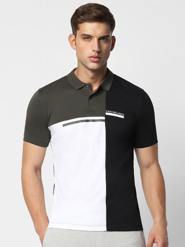 Van heusen polo shirts with pockets clearance