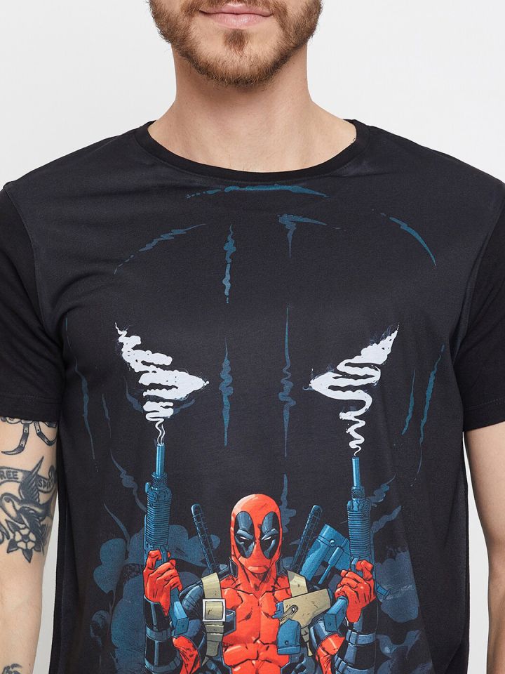 Deadpool t 2025 shirt myntra