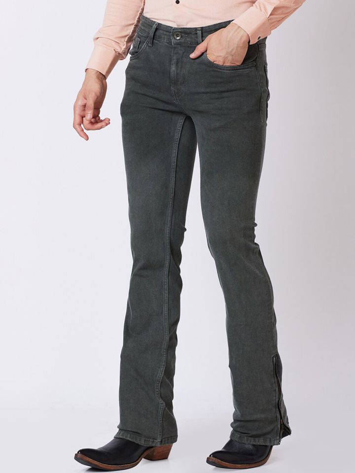 Buy Mode De Base Men Bootcut Low Rise Light Fade Clean Look