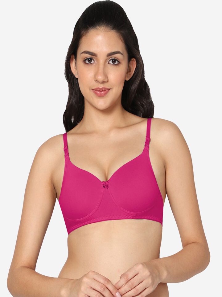 Buy In Care Pack Of 2 Full Coverage Pure Cotton Push Up Bras With All Day  Comfort - Bra for Women 25755224