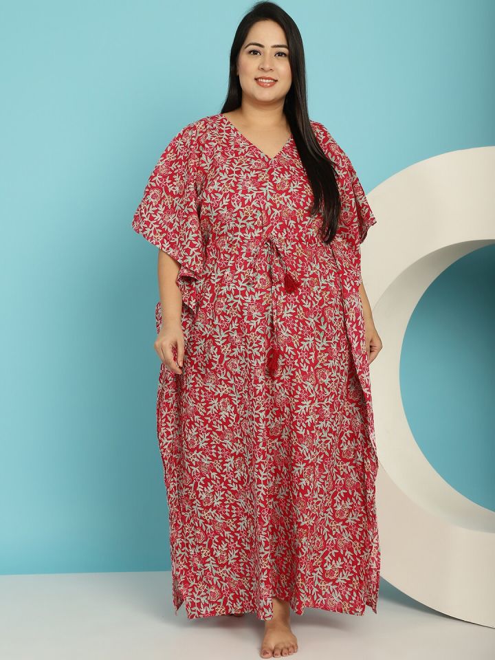 Plus size shop kaftan nightwear
