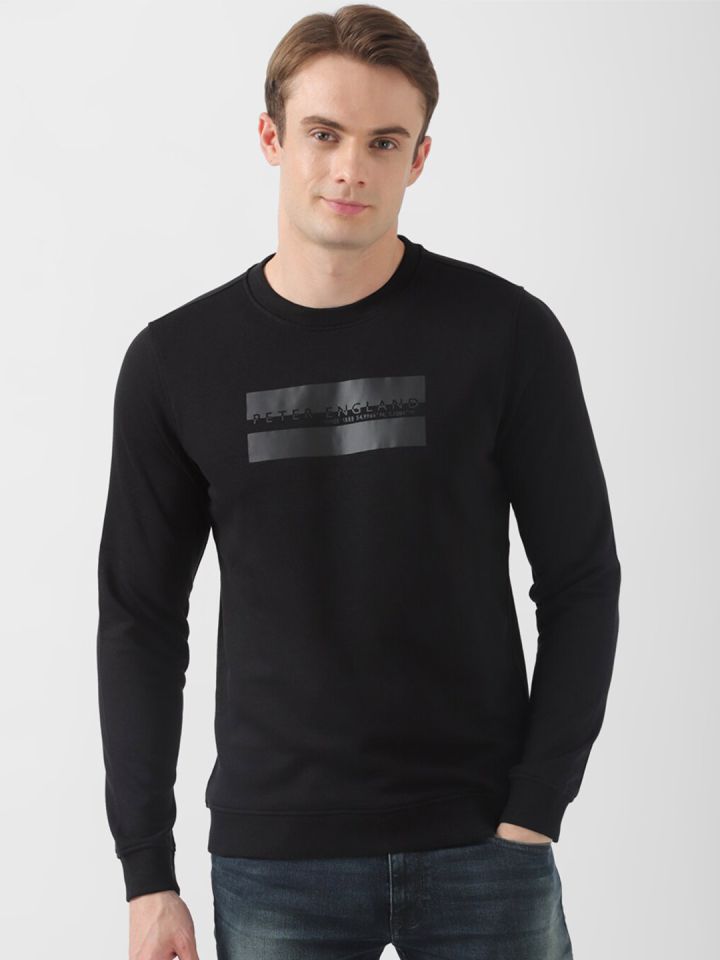 Peter england shop sweatshirt black