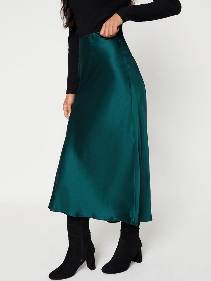 Green skirt dorothy perkins top