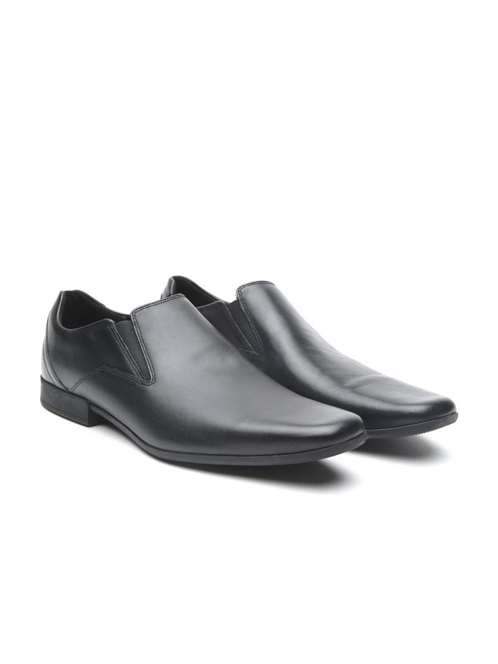 Buy Clarks Black Glement Leather Slip On Shoes - Formal Shoes for Men 2580881 Myntra