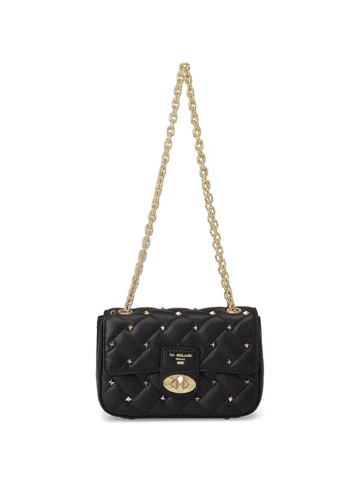 Buy Da Milano Textured Structured Leather Sling Bag With