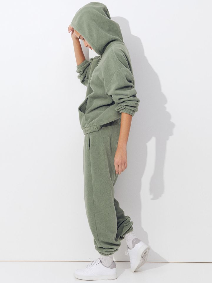 H&m best sale fleece joggers