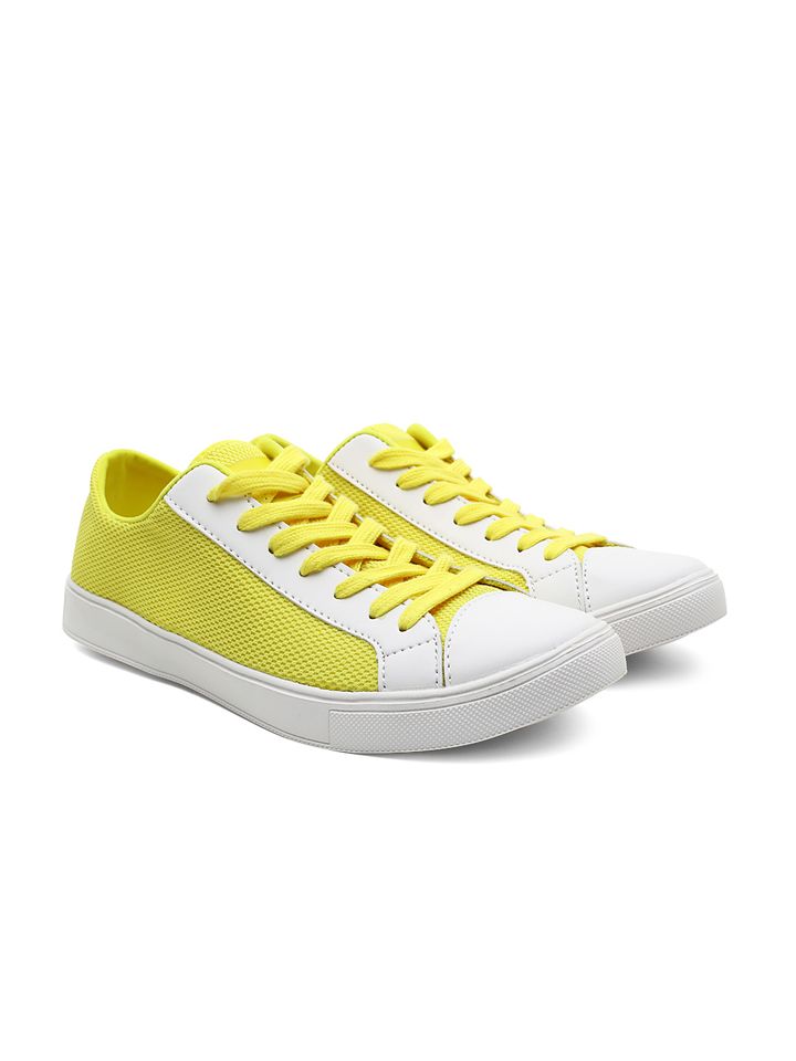 united colors of benetton yellow shoes