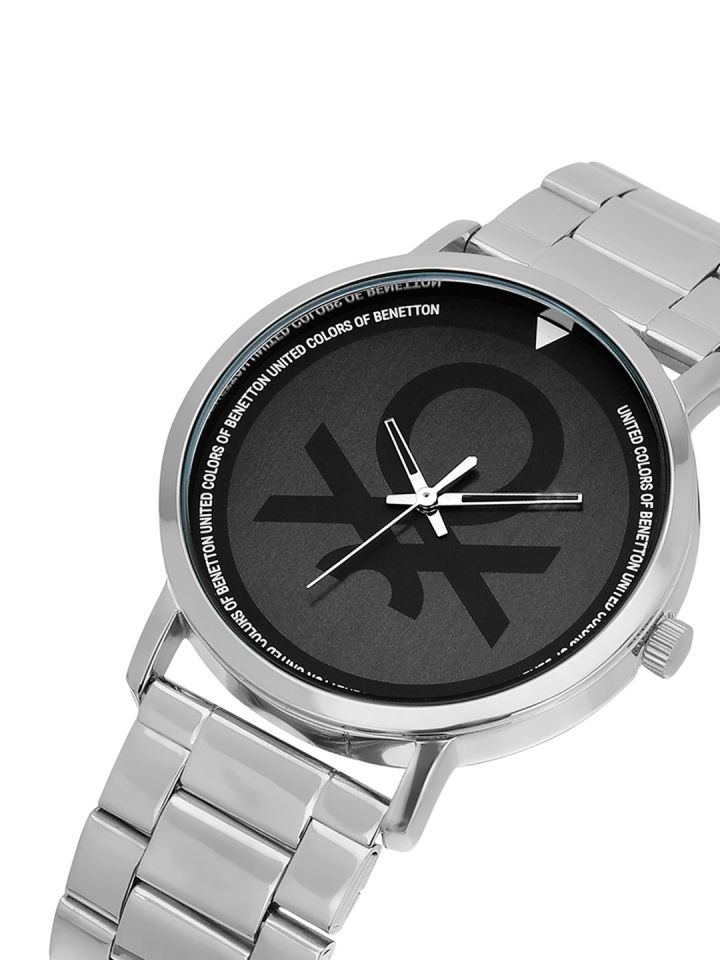 United colors of benetton top watches stainless steel black