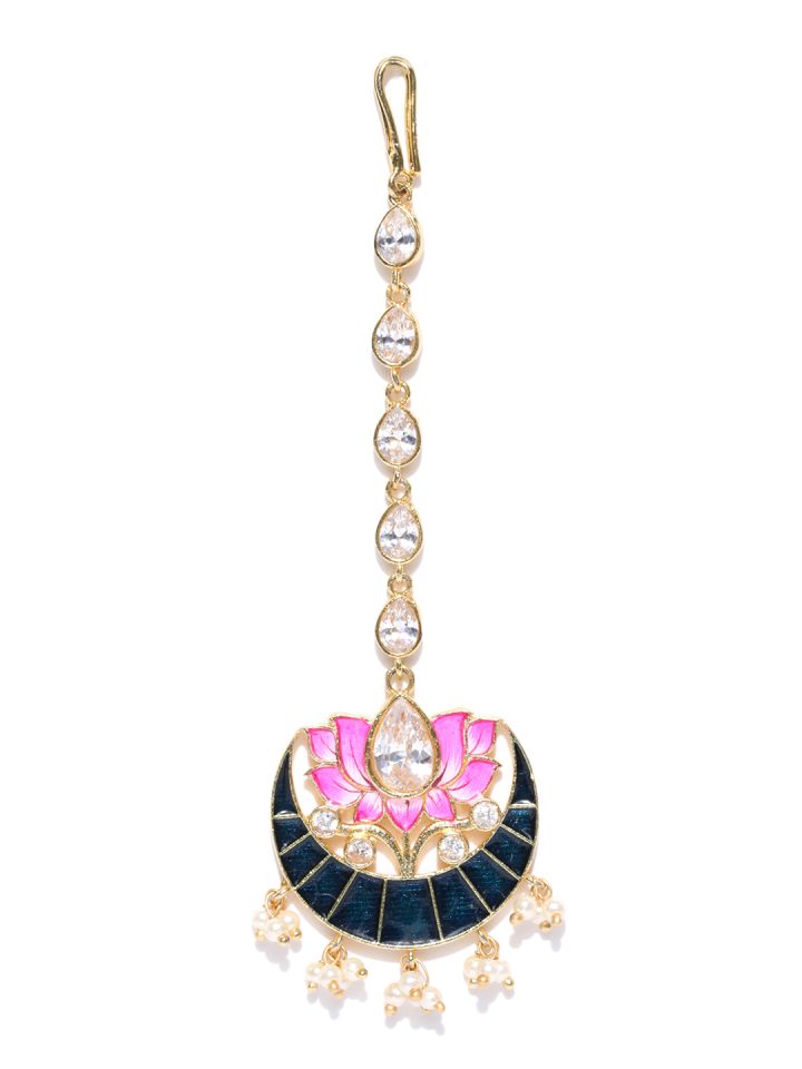 Meenakari maang hotsell tikka