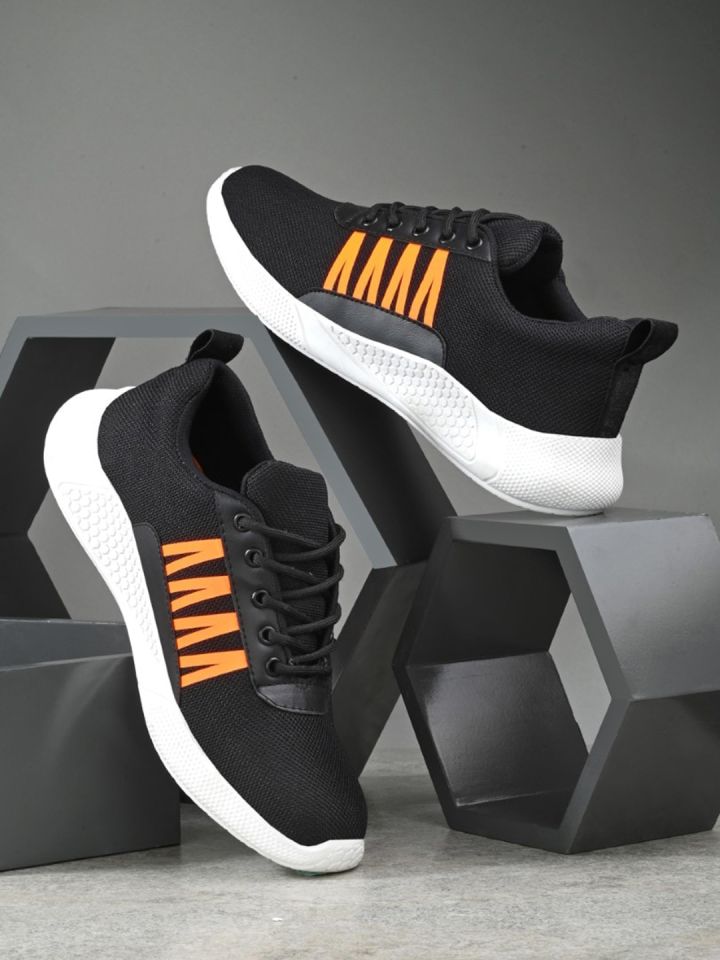 Orange and black mens sneakers hotsell