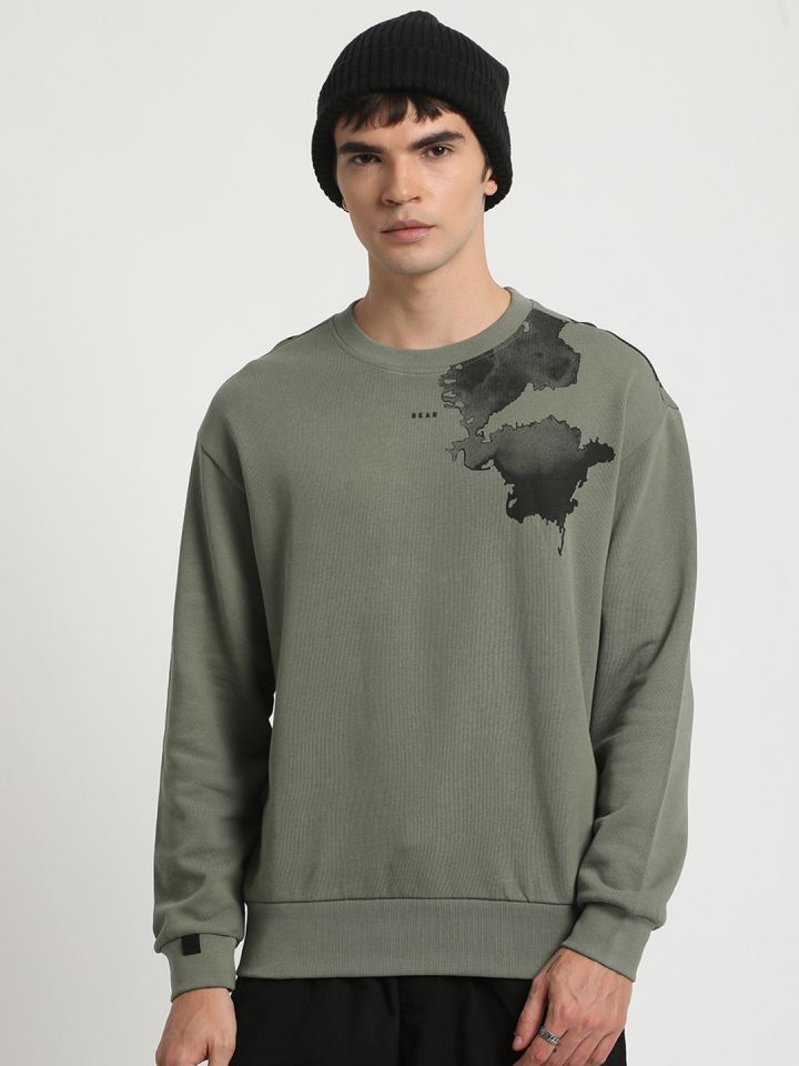 Plain-coloured crew-neck sweatshirt, Alcott