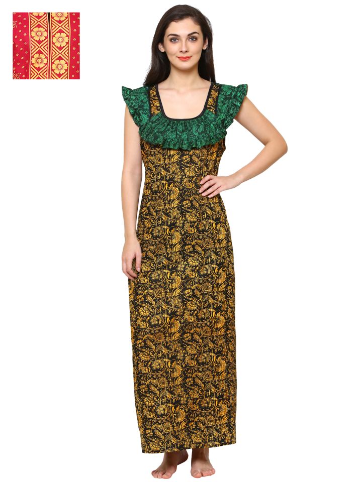 Cotton night maxi online