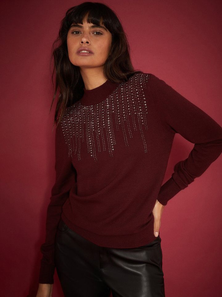 Dorothy perkins embellished jumper sale