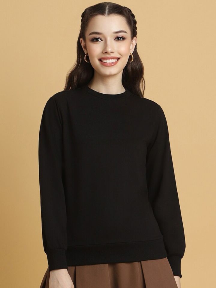 Forever 21 black sweatshirt discount