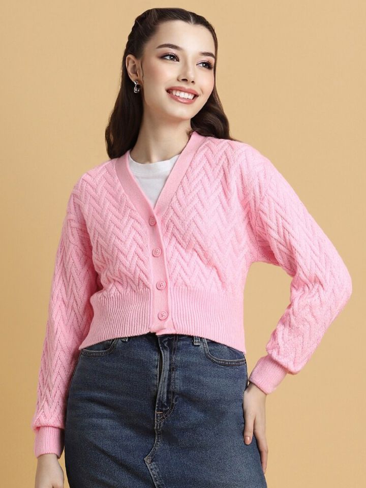 Buy FOREVER 21 Women Pink Sweaters for Women 25965840 Myntra