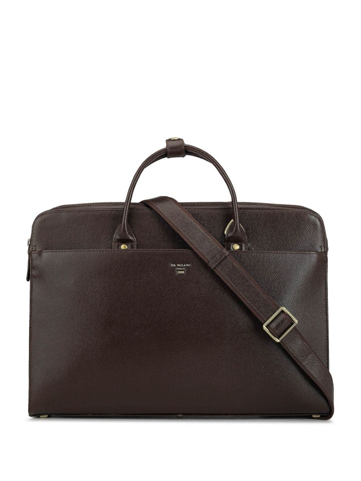 Da milano leather laptop bag 2025