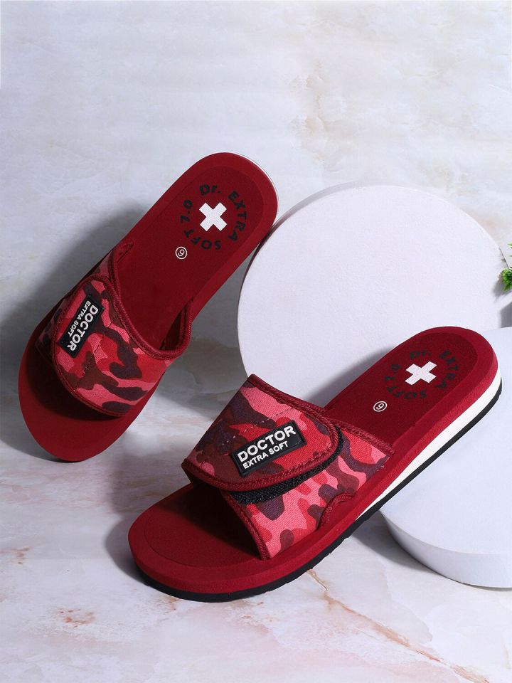 Buy DOCTOR EXTRA SOFT Women Printed Orthopedic Non Slip Adjustable
