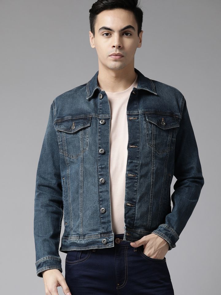 Van Heusen Solid Denim Jacket