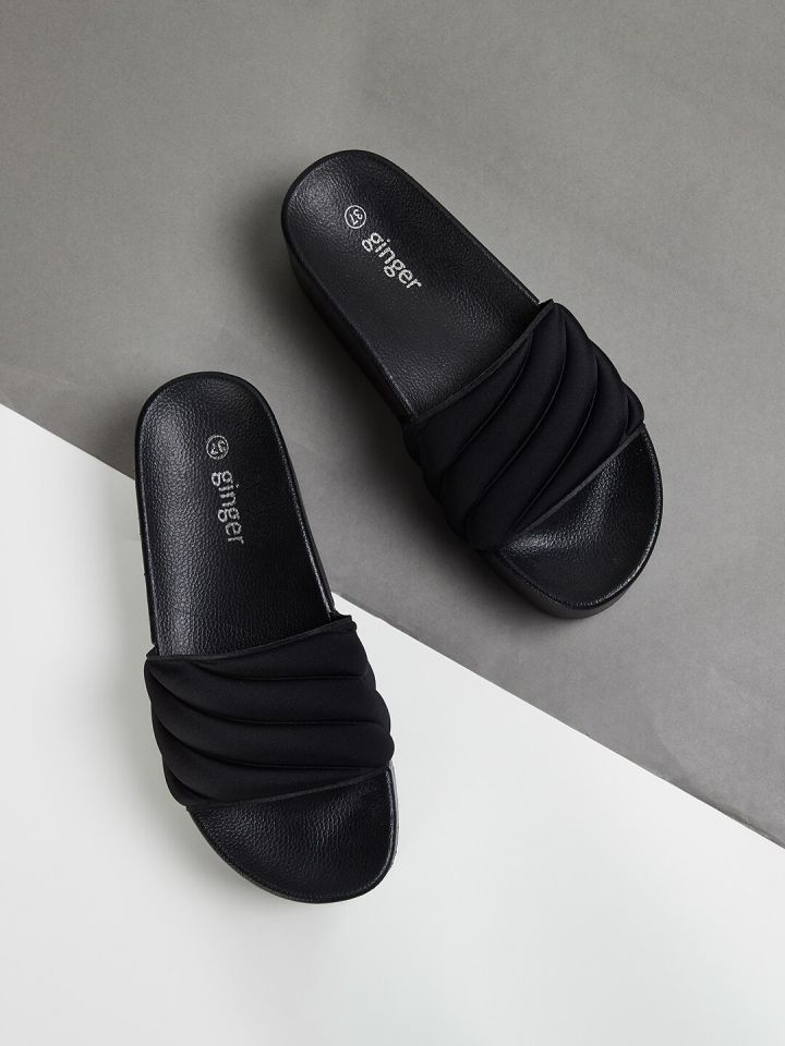 Ginger textured flip flops online