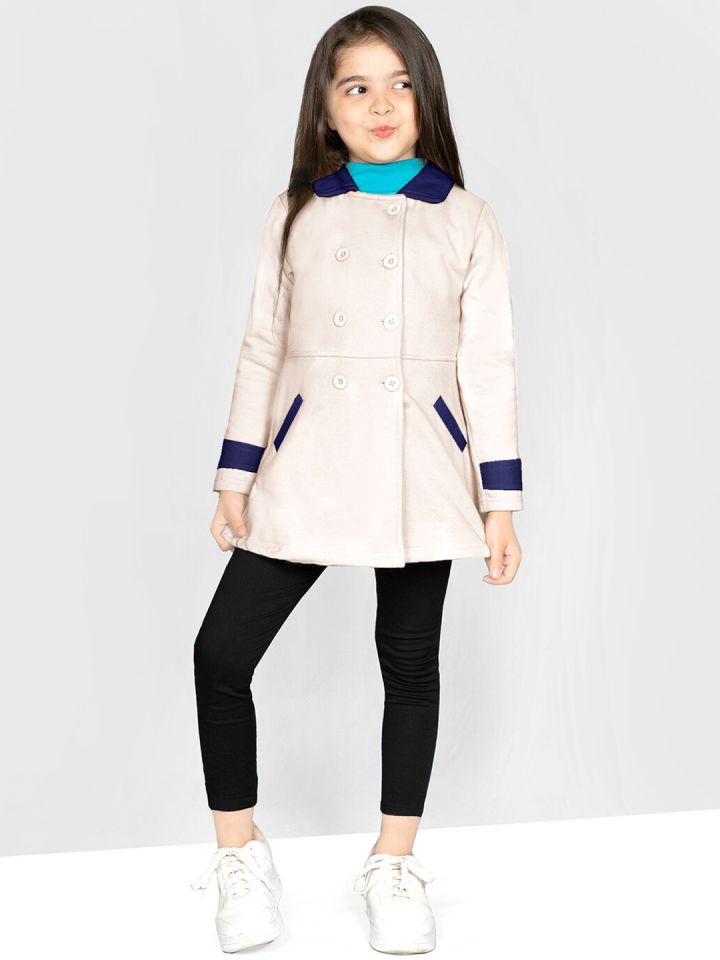 Girls white peacoat new arrivals