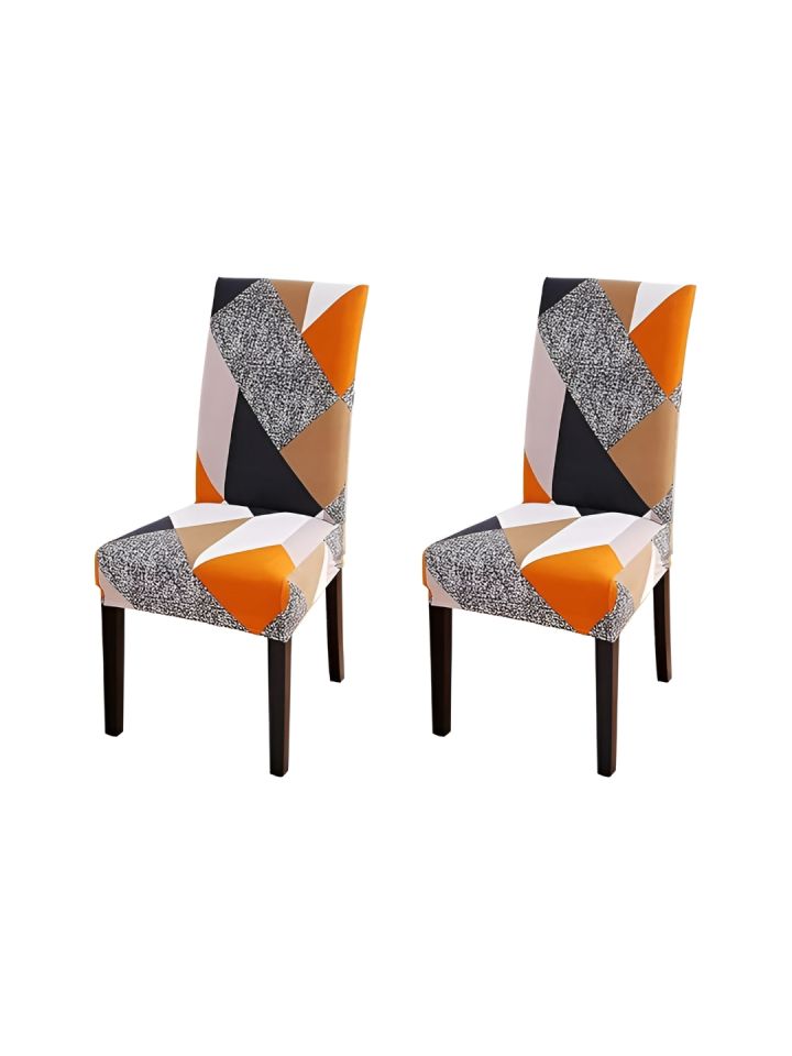 Buy Tony Stark Grey White 2 Pieces Printed Comfortable Chair