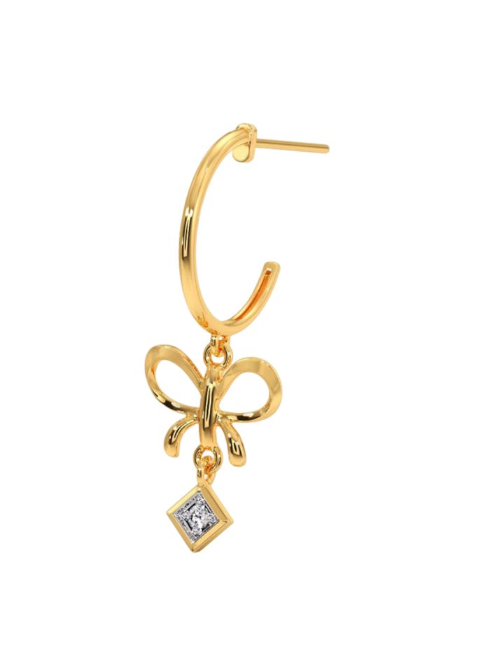 Kalyan jewellers sales hoop earrings