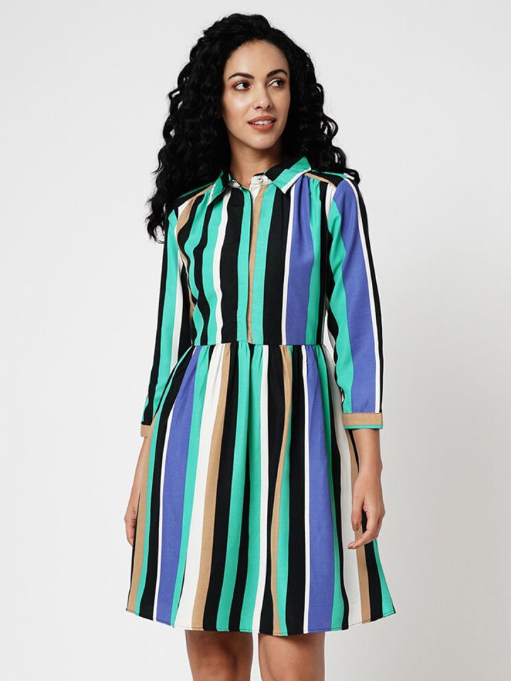 Buy Vero Moda Striped A Line Dress Dresses for Women 26115242